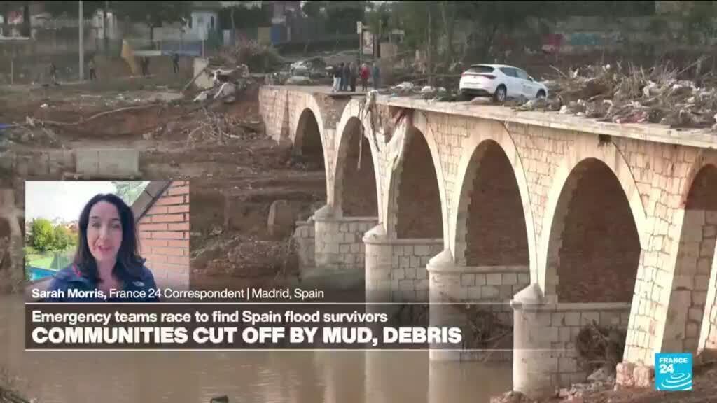 Spain Prime Minister urges people in flood-hit regions to 'stay home'