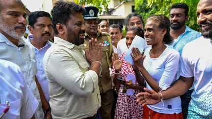 Sri Lankan president's leftist coalition sweeps snap parliamentary elections