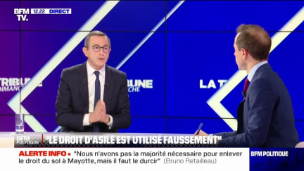 Statistiques ethniques: Bruno Retailleau se dit "d'accord" si elles ne sont pas utilisées pour "la discrimination positive"