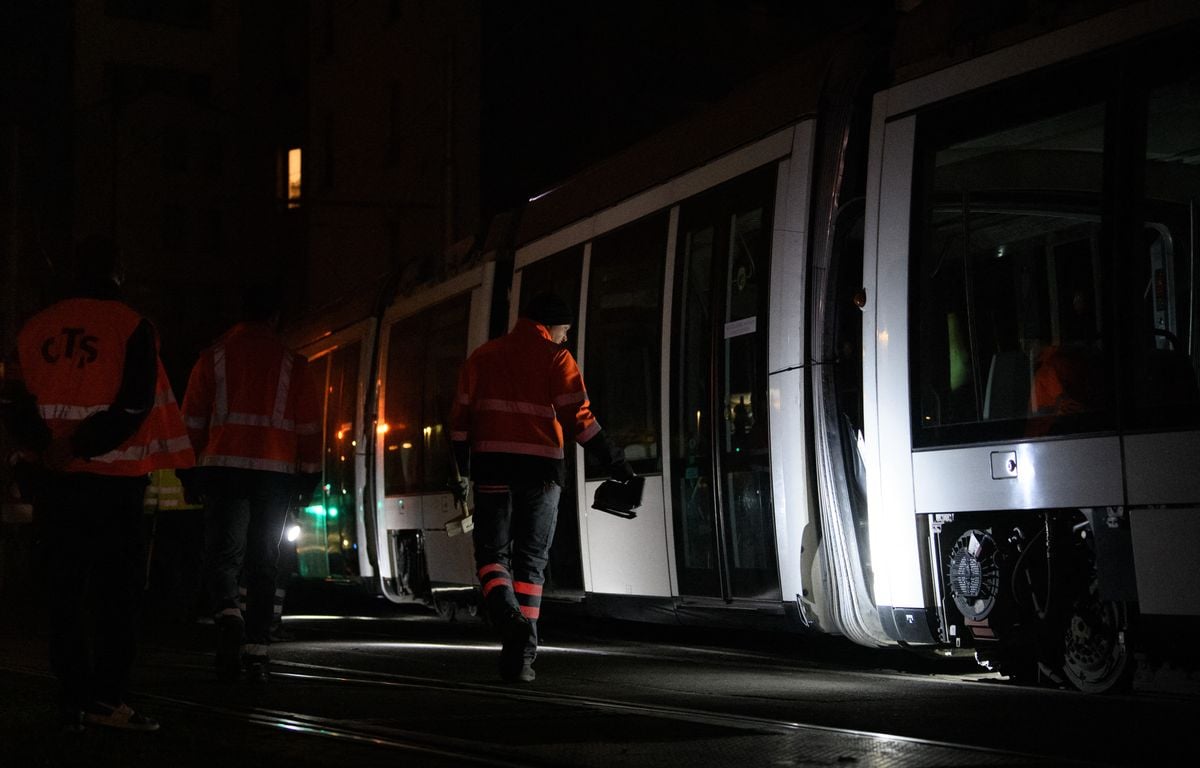 Strasbourg : Une des rames du tramway accidentée évacuée vendredi soir