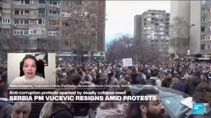 Student protestors want to see Serbia 'become a different society', free of corruption