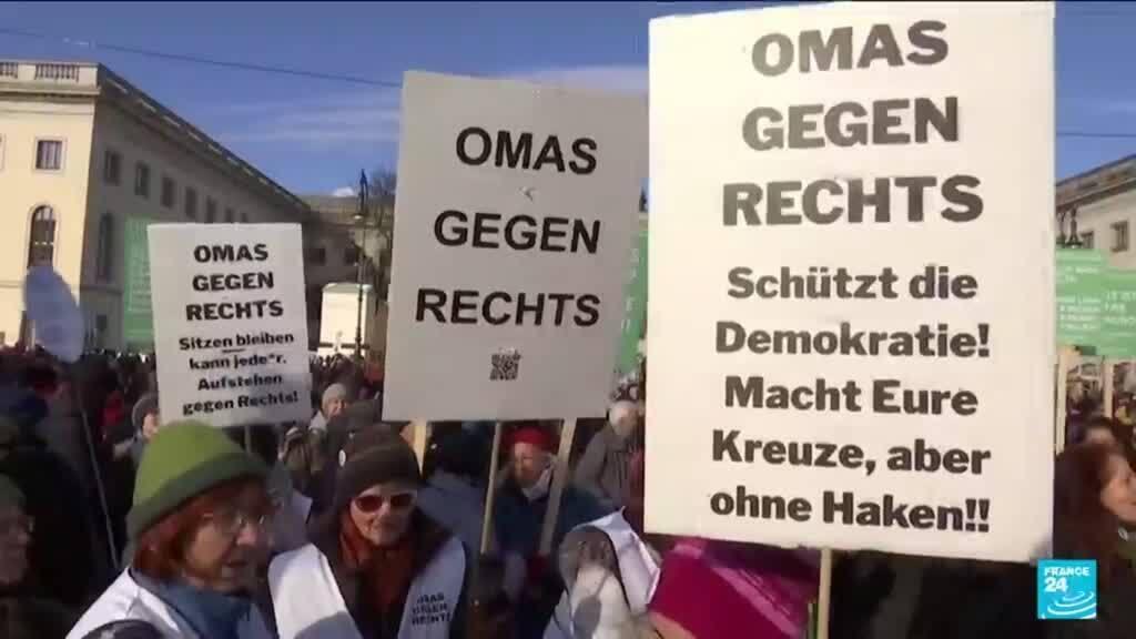 Tens of thousands demonstrate against far right in Germany