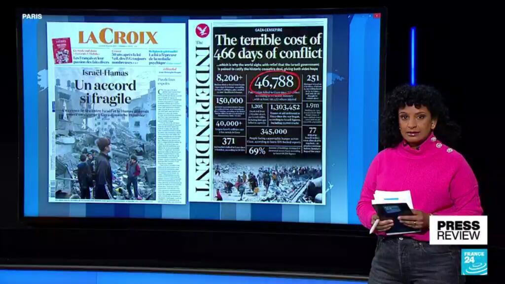 The Independent's front page looks at terrible cost of war in Gaza, in numbers