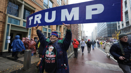 Thousands of Trump supporters gather for pre-inauguration victory rally in Washington