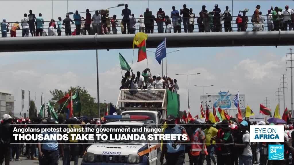 Thousands takes to Luanda streets to protest against the government