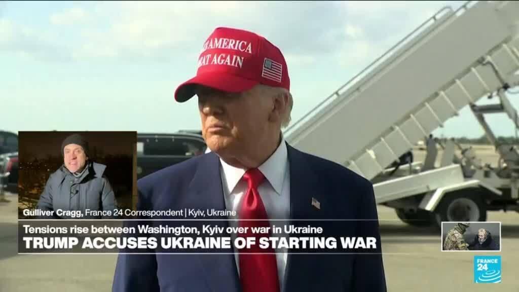 Trump calls Ukranian president "dictator", Zelensky says Trump living in "disinformation space"