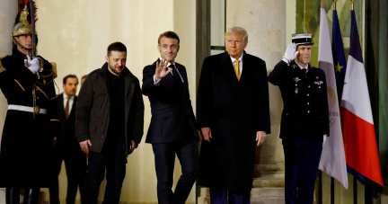 Trump et Zelensky, sous l’œil de Macron : un bon coup de Notre-Dame