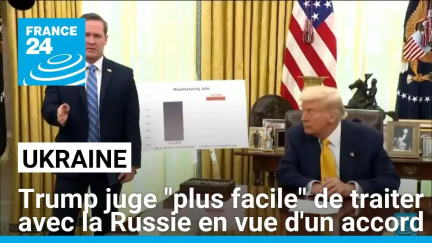 Trump menace de sanctionner la Russie, puis juge "plus facile" de traiter avec elle que l'Ukraine