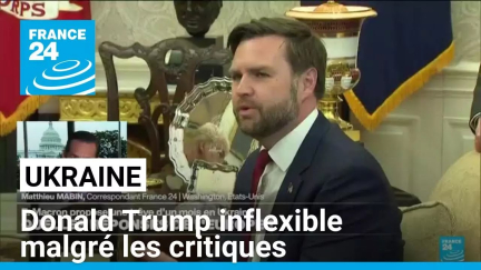 Ukraine : Donald Trump inflexible malgré les critiques • FRANCE 24