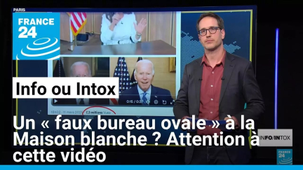 Un « faux bureau ovale » à la Maison blanche ? Attention à cette vidéo • FRANCE 24