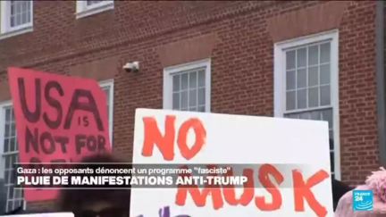 Une pluie de manifestations pour dénoncer les propos et les actions de Trump • FRANCE 24