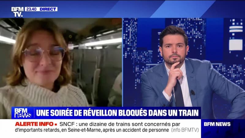 Une soirée de réveillon bloquée dans un train - 24/12