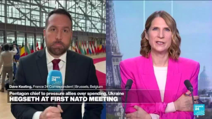 US Defense Secretary Hegseth makes first visit to NATO over US plans for Ukraine