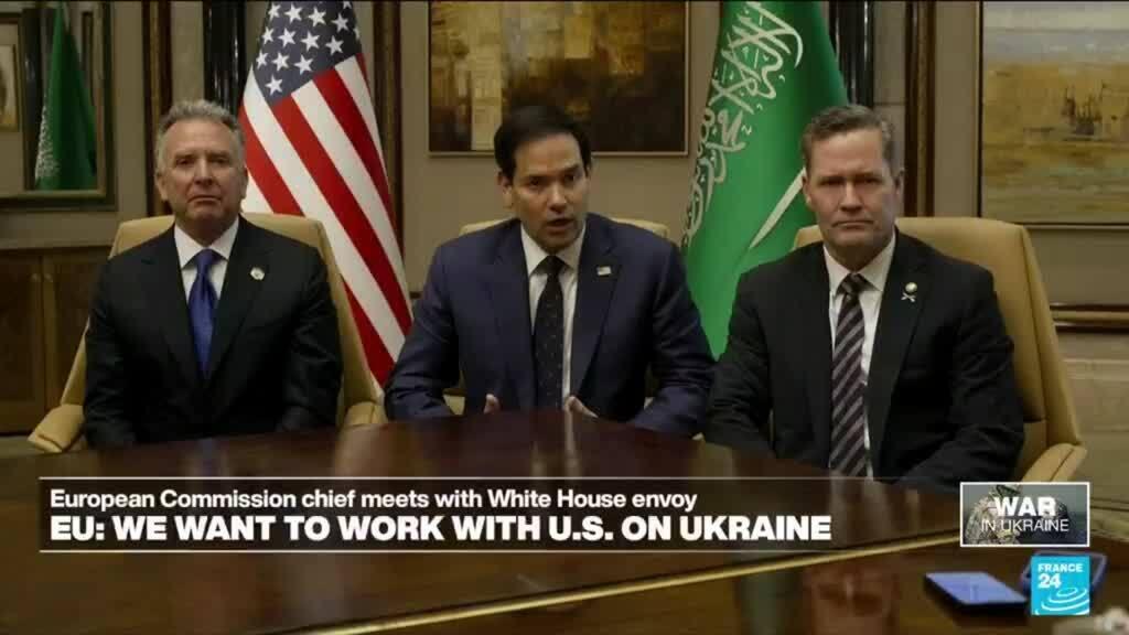 US Secretary of State Marco Rubio presser in Riyadh