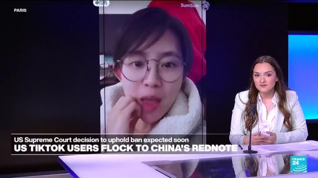 US Tiktok users flock to Chinese social media app RedNote