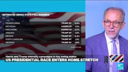 USA 2024: Harris, Trump intensify campaign in key swing states as race enters home stretch