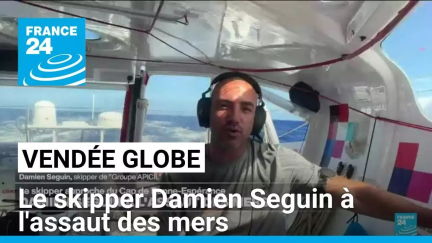 Vendée Globe 2024 : le skipper Damien Seguin à l'assaut des mers • FRANCE 24