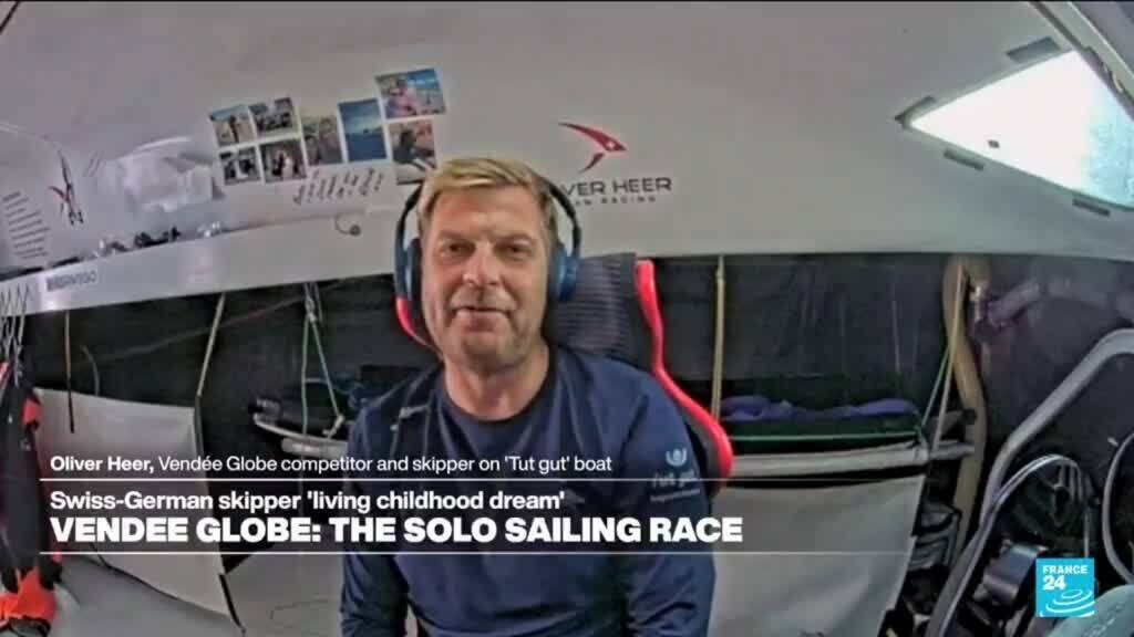 Vendée Globe: Swiss-German skipper living 'childhood dream'