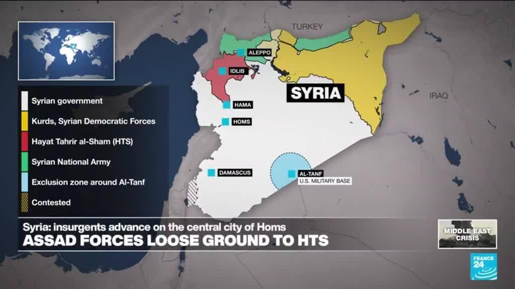 'Very survival of Syrian regime at stake': HTS closing in on Homs, Assad regime's 'protected area'