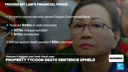 Vietnamese real estate tycoon to raise $9 billion or face death penalty