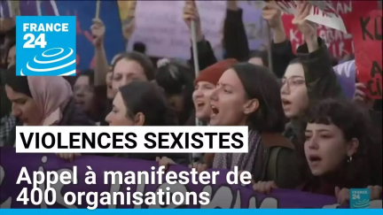 Violences faites aux femmes : appel à manifester de 400 organisations • FRANCE 24