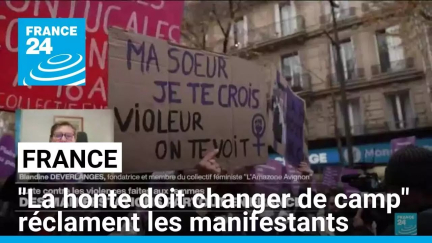 Violences faites aux femmes : "la honte doit changer de camp" • FRANCE 24