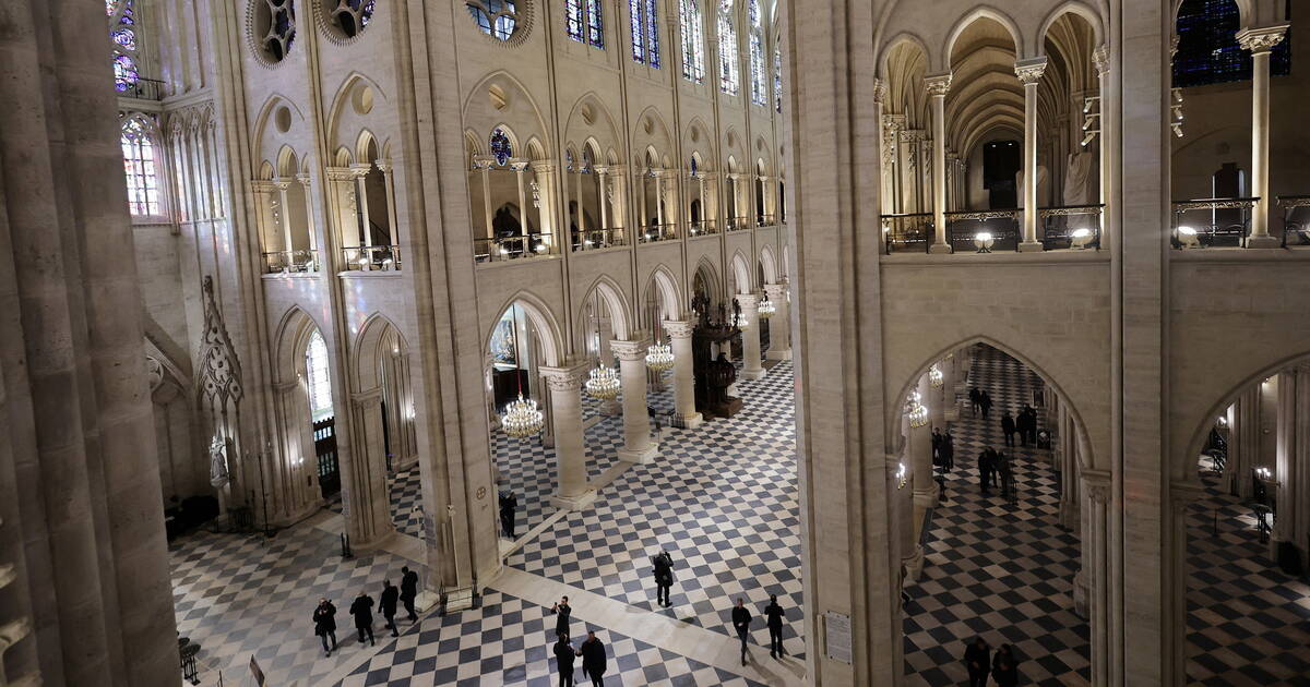 Visite d’Emmanuel Macron à Notre-Dame : alors, quoi de nef ?