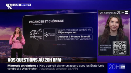 VOS QUESTIONS AU 20H BFM - Pourquoi un chômeur qui ne travaille pas de l'année a-t-il droit à cinq semaines de congés par an?