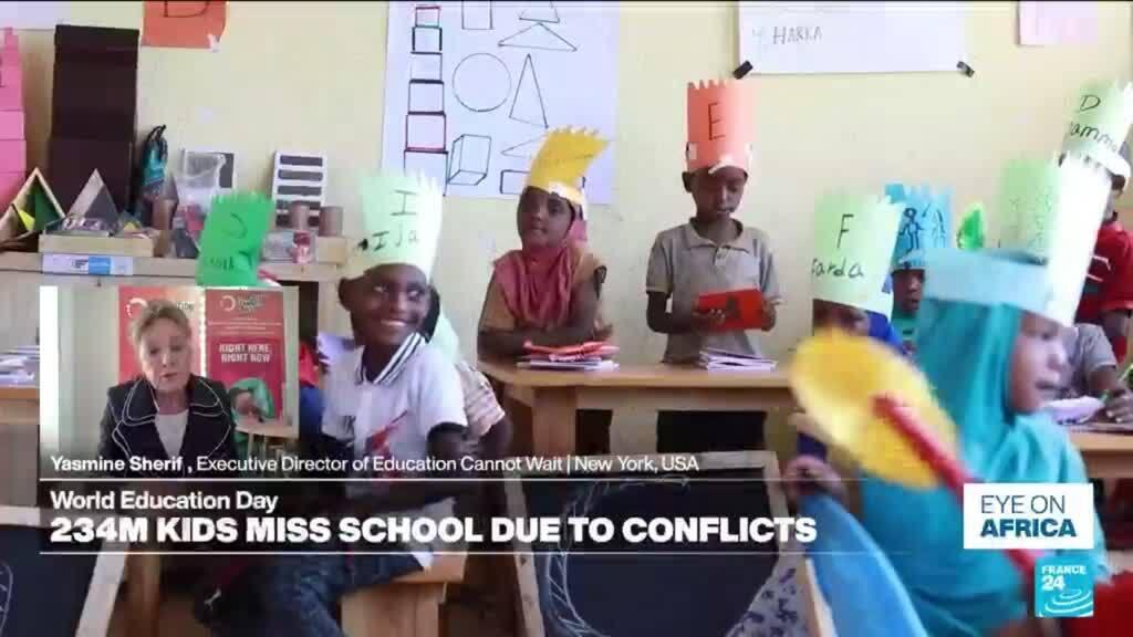 World Education Day : 234M children are missing school due to conflicts and climate change