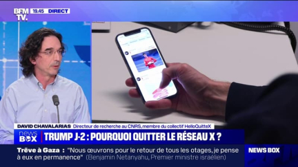 "X est devenu un moyen pour influencer l'opinion aux États-Unis mais également en Europe": David Chavalarias (CNRS et membre du collectif HelloQuitteX) alerte sur les dangers de X, l'ancien Twitter, avec l'arrivée de Donald Trump à la Maison Blanche