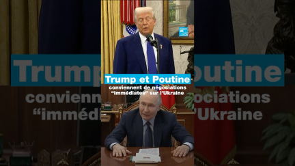 Trump et Poutine conviennent de négociations "immédiates" sur l'Ukraine • FRANCE 24