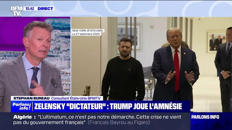 Zelensky "dictateur" : Trump joue l'amnésie - 28/02